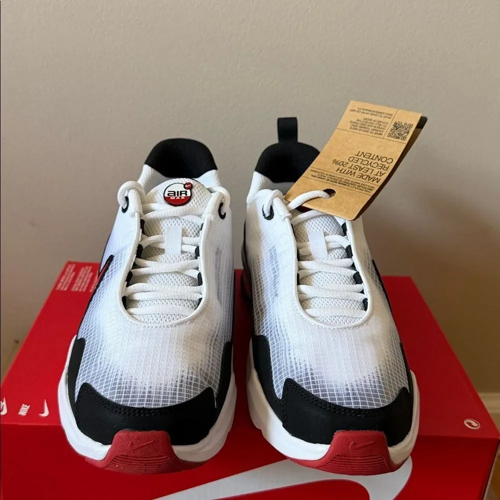 Nike Air Max Nova GS Black University Red FN4446-100 Size 6Y